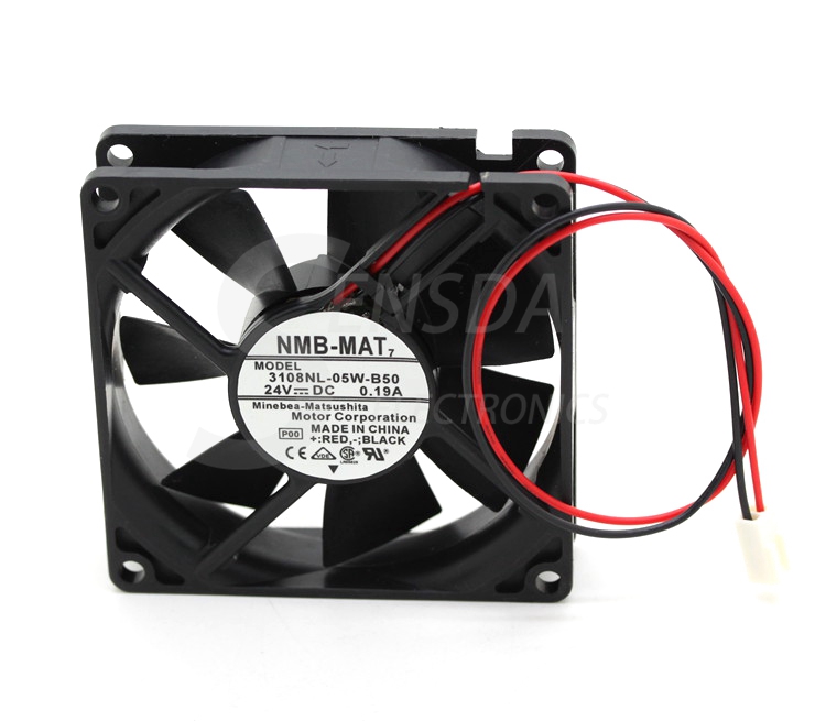 NMB 3108NL-05W-B50 DC24V 0.22A 3Wire axial Cooling Fan