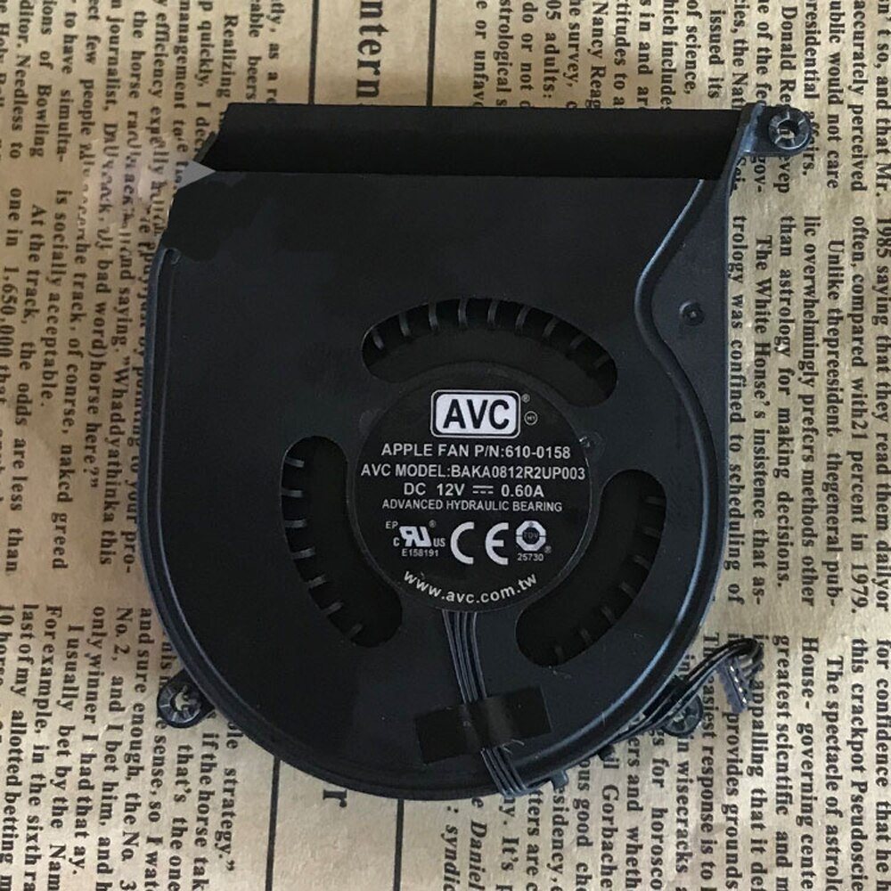 AVC BAKA0812R2UP003 DC 12V 0.6A 4-wires Cooling Fan