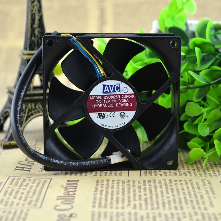 AVC DS08025R12UP048 DC 12V 0.35A cooling fan