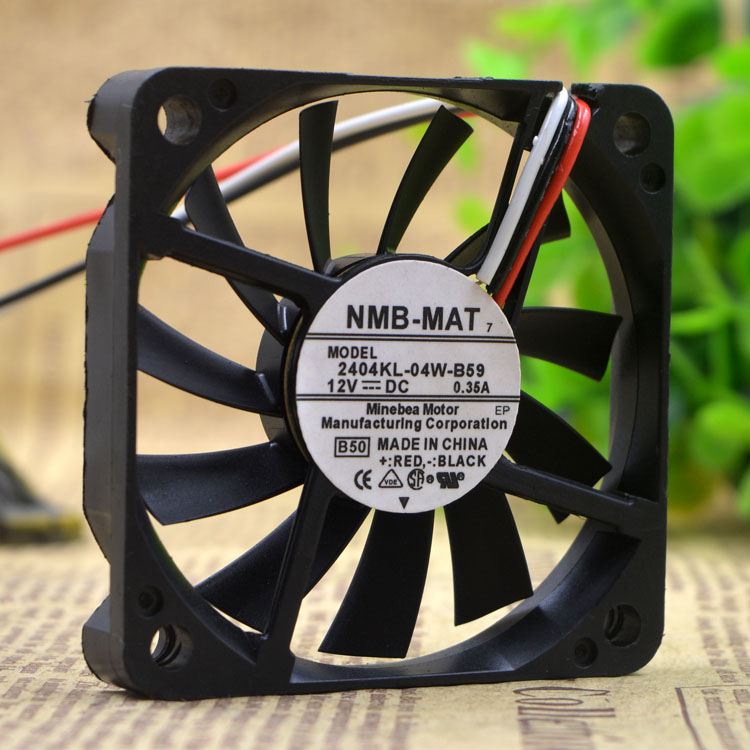 NMB 2404KL-04W-B59 60mm DC12V 0.35A server inverter cooling fan