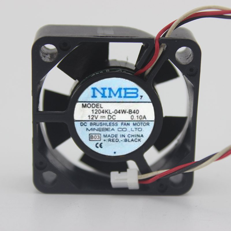NMB 1204KL-04W-B40 12V 0.10A inverter cooling fan