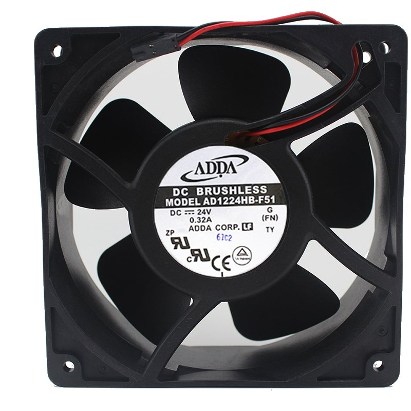 ADDA AD1224HB-F51 12cm DC24V high temperature server inverter cooling fan