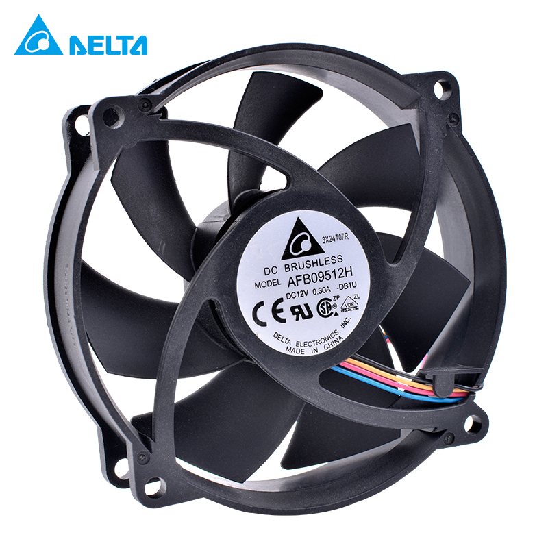 DELTA AFB09512H 12V 0.30A Double ball bearing cooling fan