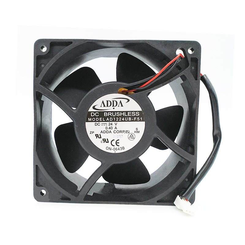 ADDA AD1224UB-F51 DC24V 0.40A server inverter Axial flow cooling fan