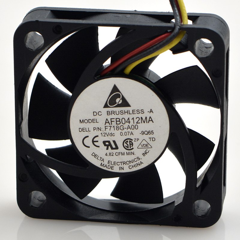 Delta AFB0412MA 12V 0.10A dual ball mute cooling fan