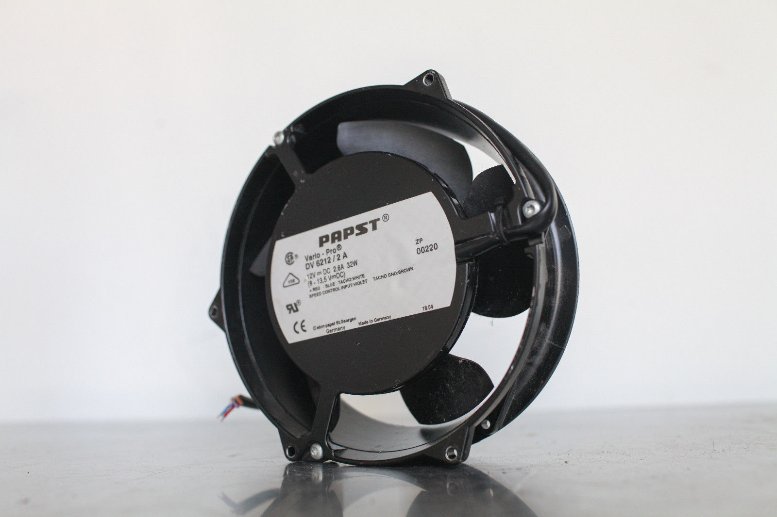 EBM Papst DV621212 VDC 2A 32W w/ Tachometer  Vario-Pro Case Cooling Fan