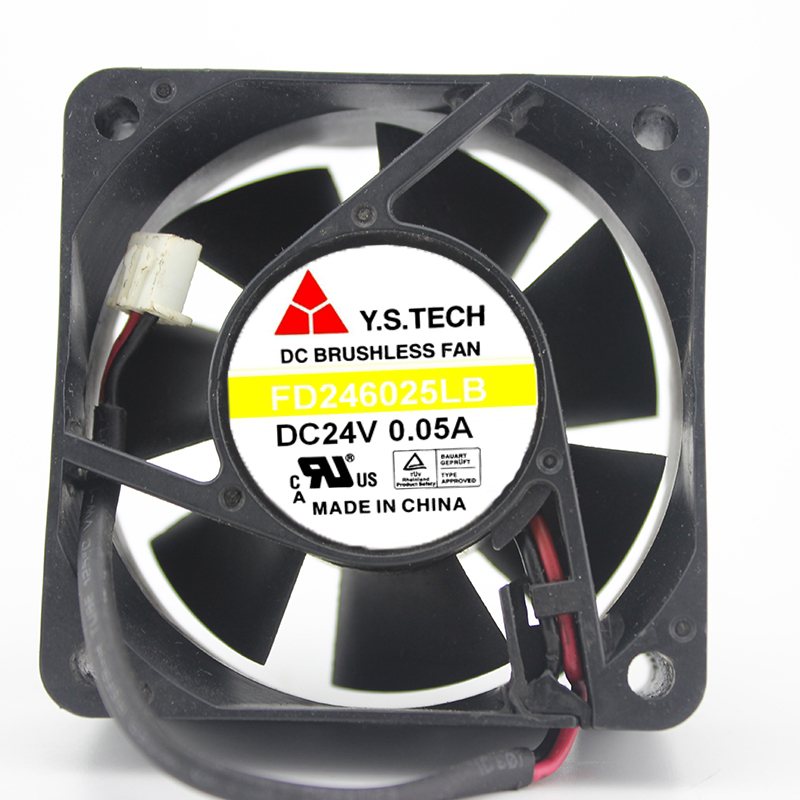 Y.S.TECH FD246025LB  6cm 24V 0.05A inverter cooling fan