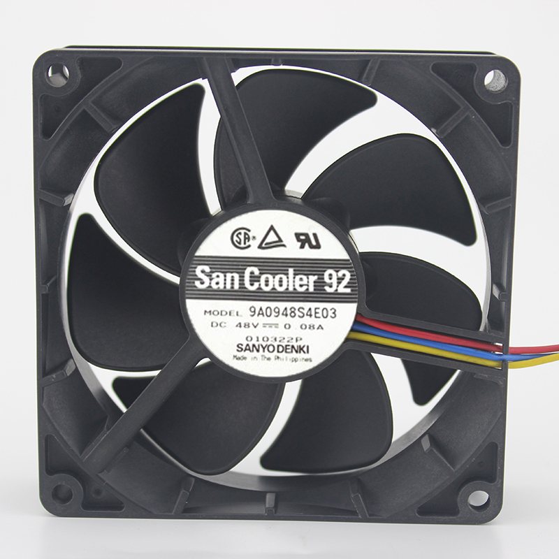 Sanyo 9A0948S4E03 48V 0.08A 9CM ultra-quiet inverter fan