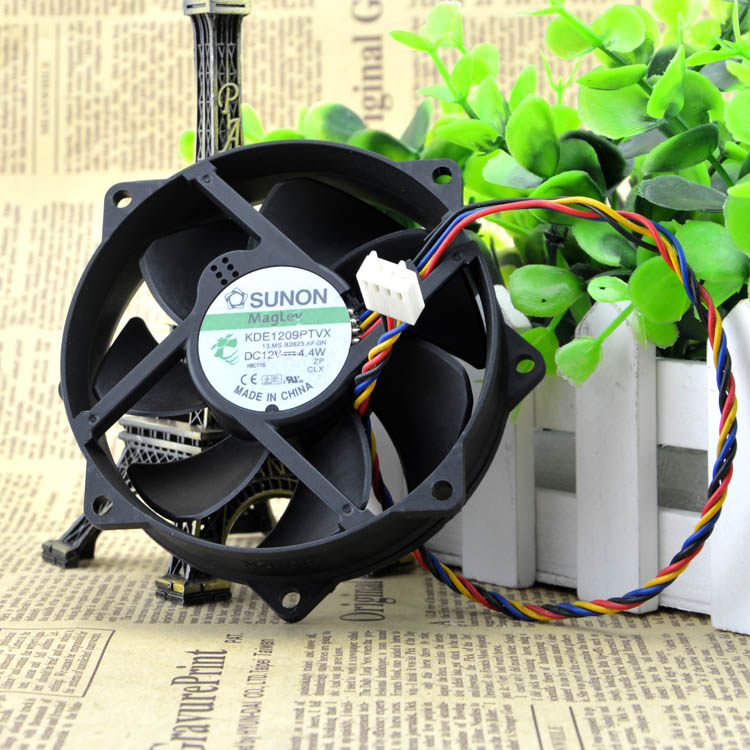 SUNON  KDE1209PTVX  DC 12V 7.0W 4-pin PWM Cooling Fan