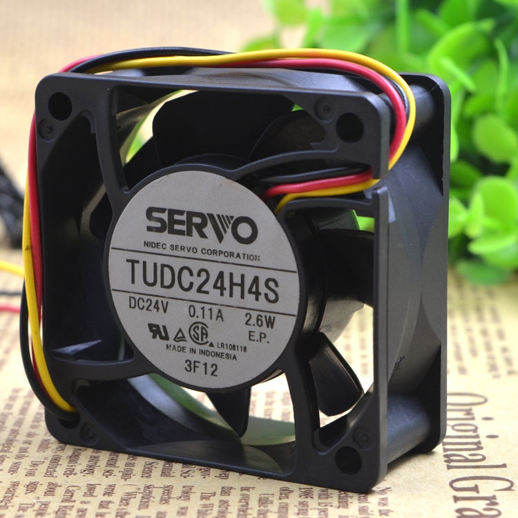 SERVO TUDC24H4S 24V 2.6W 6CM ultra-quiet cooling fan