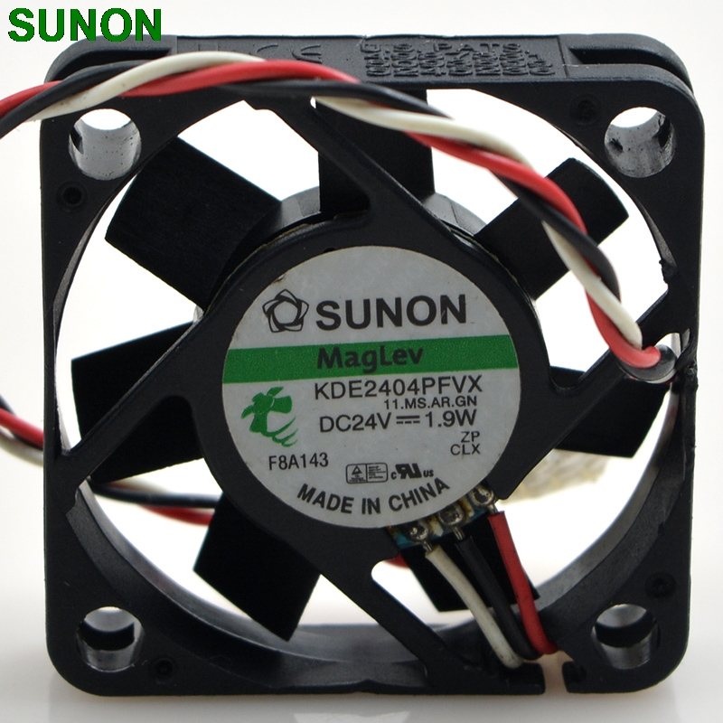 SUNON KDE2404PFVX 1.9W 4cm 3-wire  inverter cooling fan