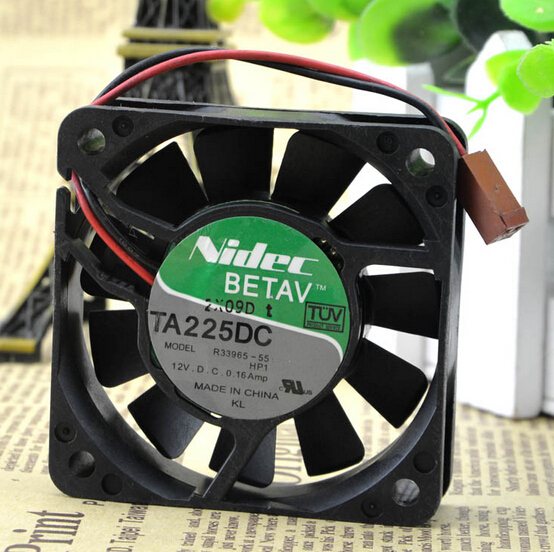 Nidec R33965-55  6CM 60*60*15 12V 0.16A dual ball fan