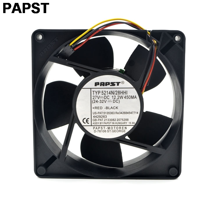 PAPST 5214NH/28HHI 127mm DC24V 12.2W 450MA axial cooling fan
