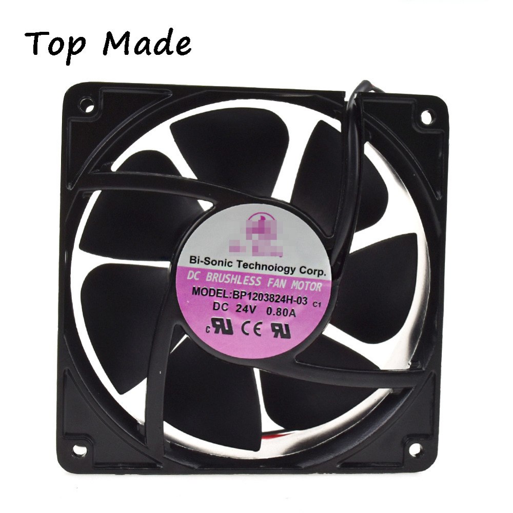 BI-SONIC BP13824H-03 24V 0.80A Ball Bearing Axial Flow Fan