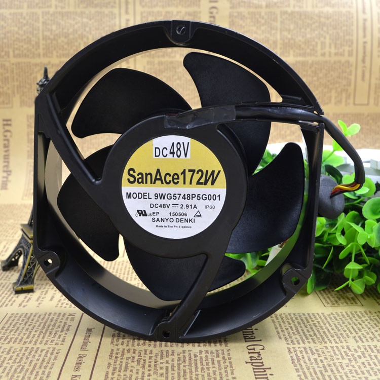 SanAce172W 9WG5748P5G001 48VDC 2.91A IP68 cooling fan