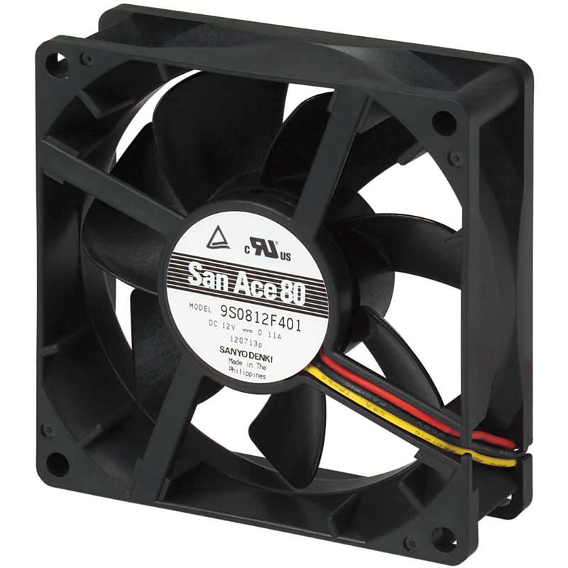 Sanyo 9S0812P4F011 12V 0.13A 8CM cooling fan