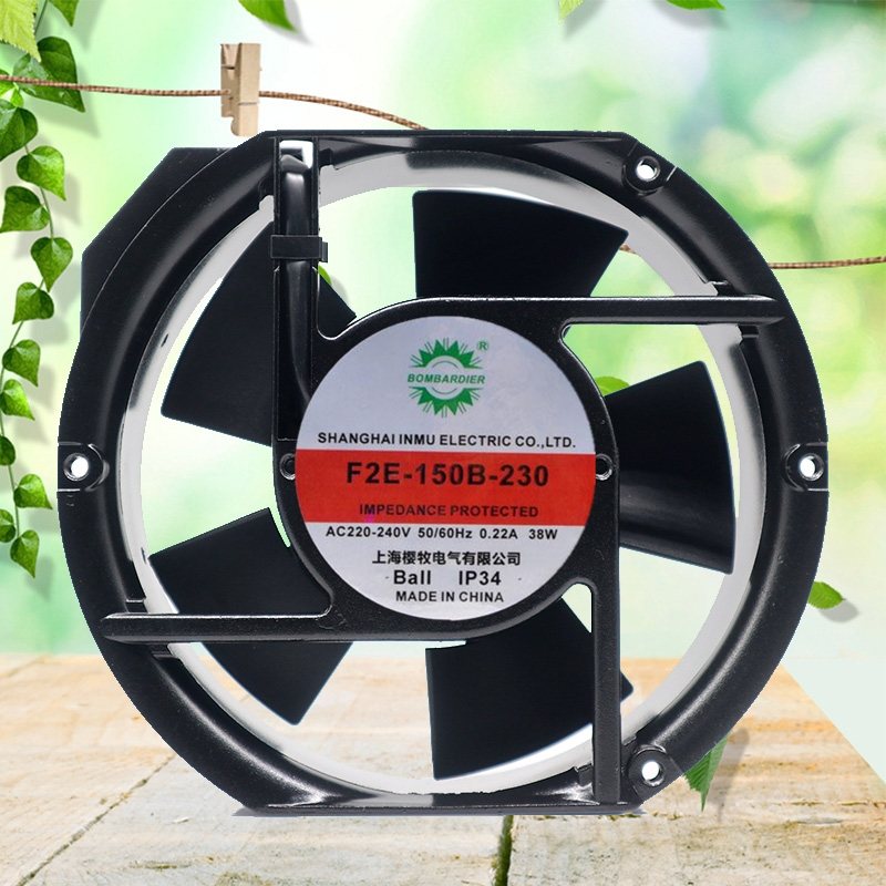 F2E-150B-230 AC220-240V 0.22A 38W 17CM 2600RPM Axial Cooling Fan