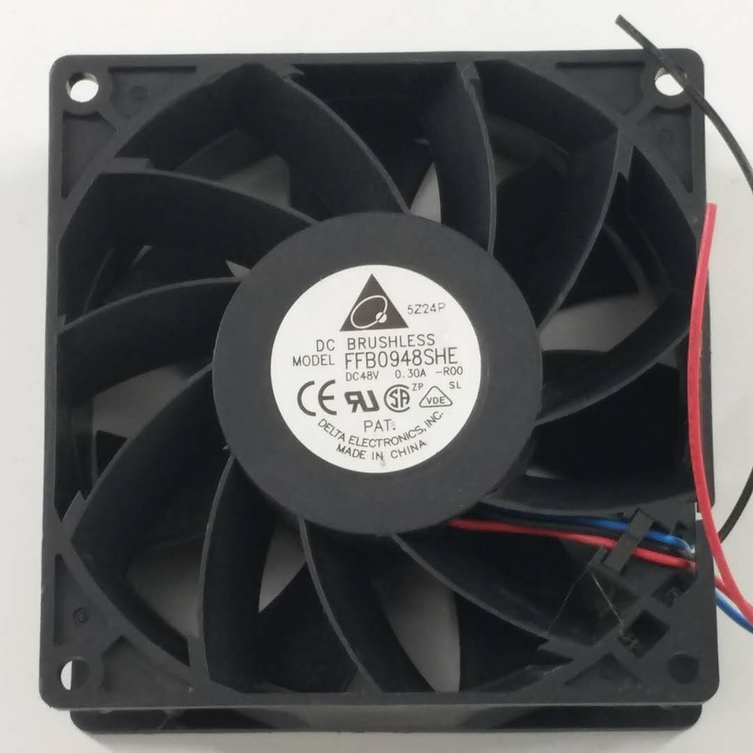 Delta FFB0948SHE 48V 0.30A  3-line axial flow cooling fan