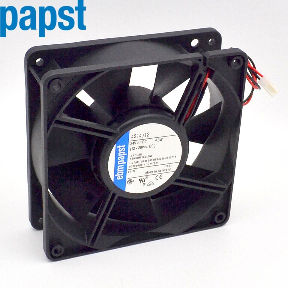 Ebmpapst 4214/12 24V 4.3W 120*120*38MM inverter cooling fan