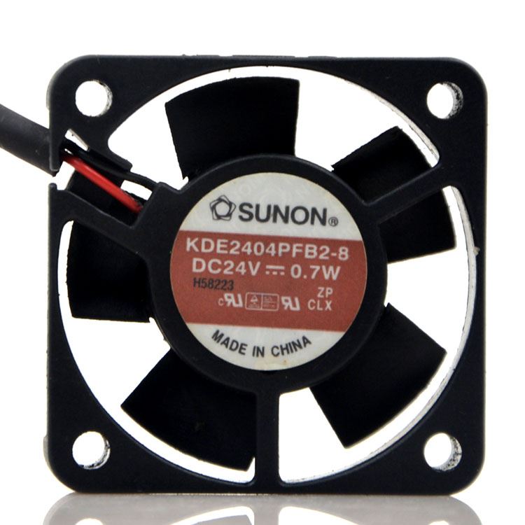 Sunon KDE2404PFB2-8 DC24V 0.7W 2-Wires Cooling Axial Fan