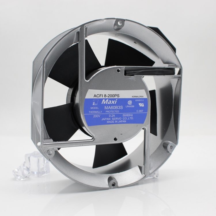 Maxi MA60B3S ACFI 8-200PS 200V 0.2A THERMALLY PROTECTED cooling fan