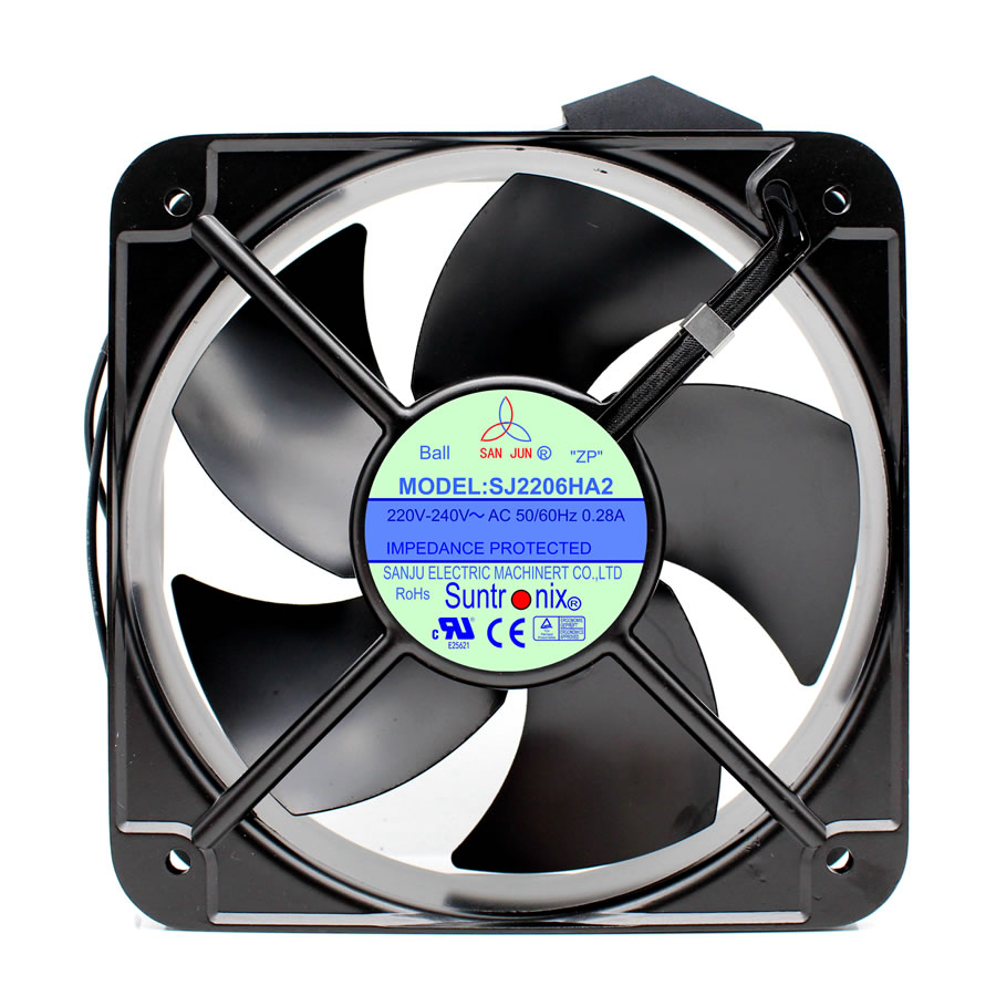 Suntronix SANJUN SJ2206HA2 220V 0.28A metal Axial cooling fan