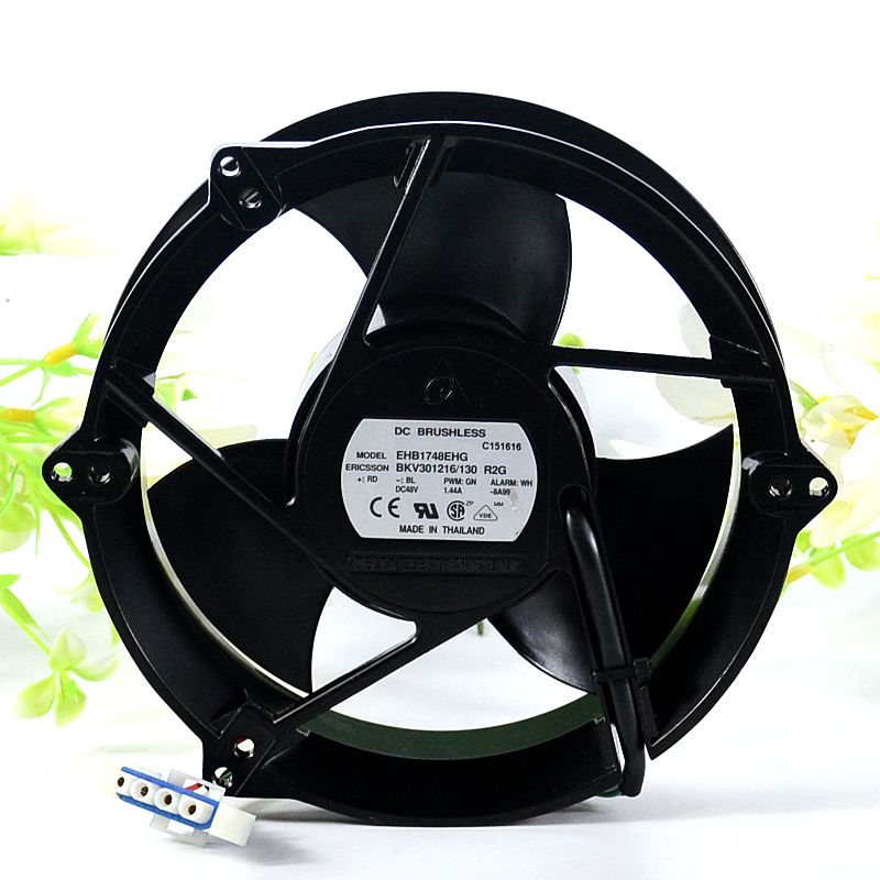 Delta EHB1748EHG BKV301216/130 48V 1.44A  4-Wire metal Cooling Fan