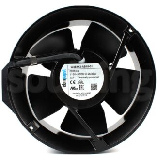 EBM W2E143-AB15-01 115VAC 50/60Hz 26/33W Axial Fan