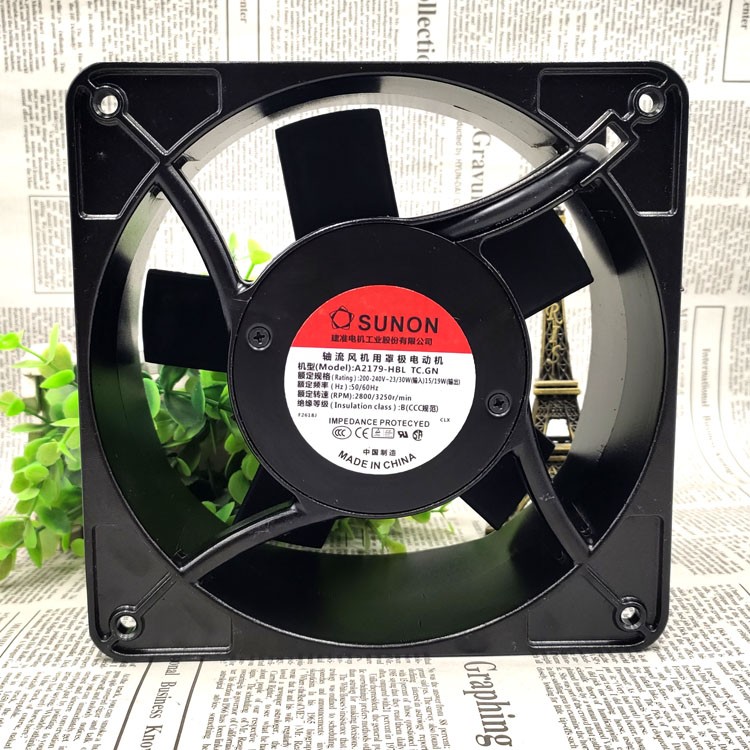 SUNON A2179-HBT TC.GN  AC220V high air flow axial cooling fan