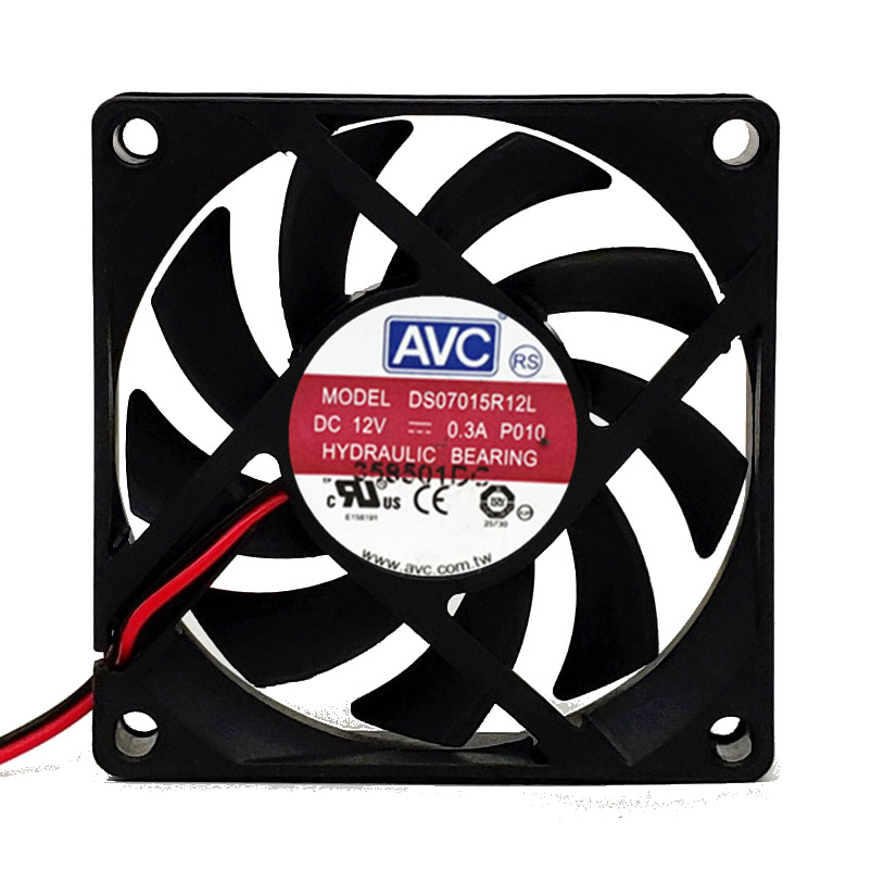AVC DS07015R12L DC12V 0.30A 4-wire  CPU cooling fan