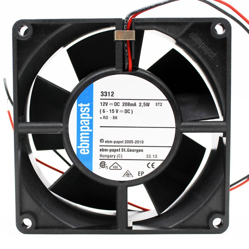 Ebmpapst 3312 2.4w 9232 dc12v cooling fan