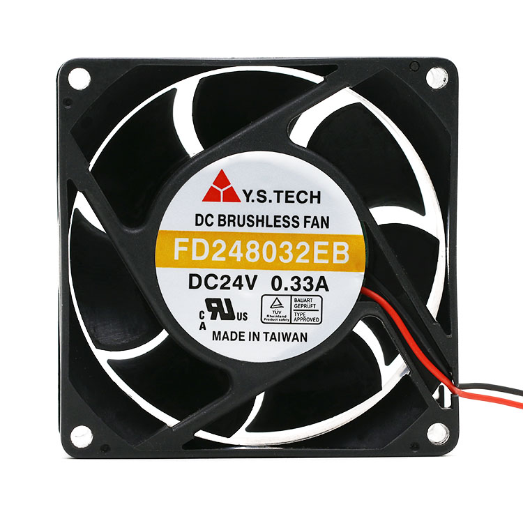 Y.S.TECH FD248032EB 24v 0.33A cooling fan by the server