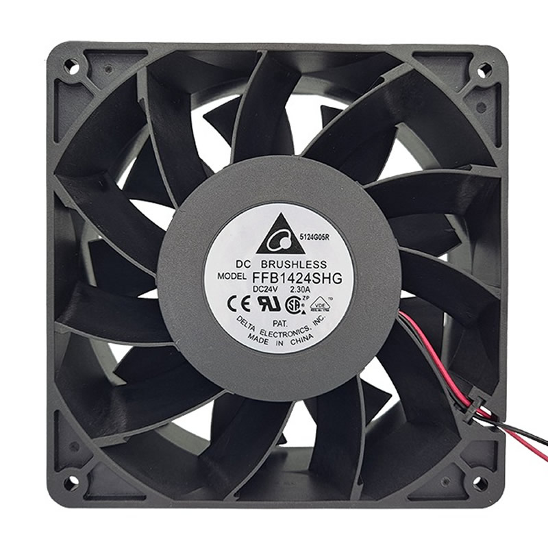 Delta FFB1424SHG DC24V 2.30A 140*140*50mm 4-wire cooling fan