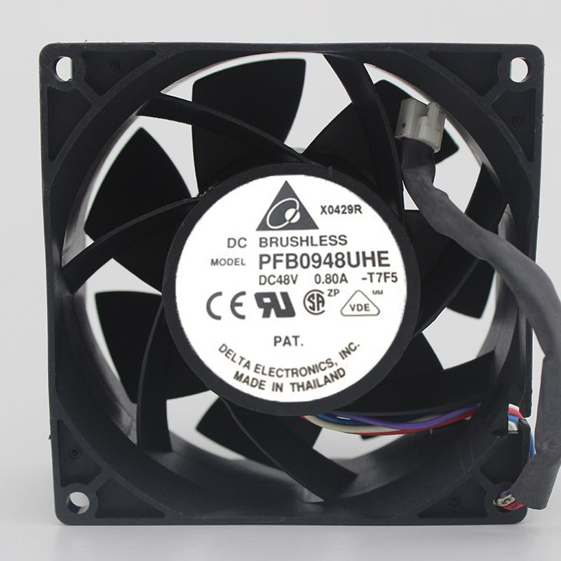 delta PFB0948EHE 48V 0.26A 9CM three line double ball fan