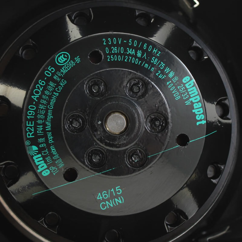 papst R2E190-AO26-05  220V inverter  centrifugal fan