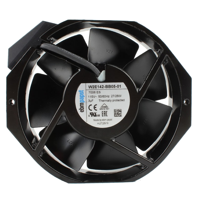 EBM W2E142-BB05-01 115V 25W 17CM all-metal high temperature fan