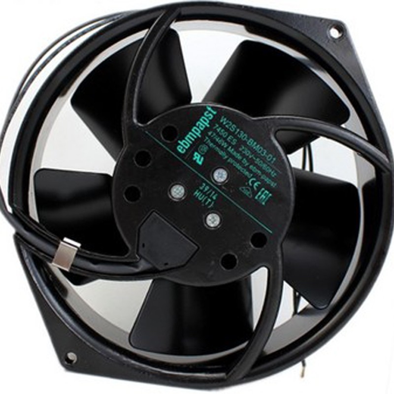 ebmpapst Blowers W2S130-BM03-01 7450ES temperature fan