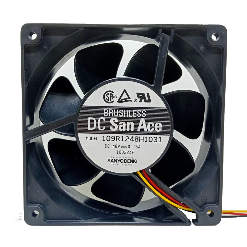 Sanyo 109R1248H1031 DC48V 0.15A 12cm cooling fan