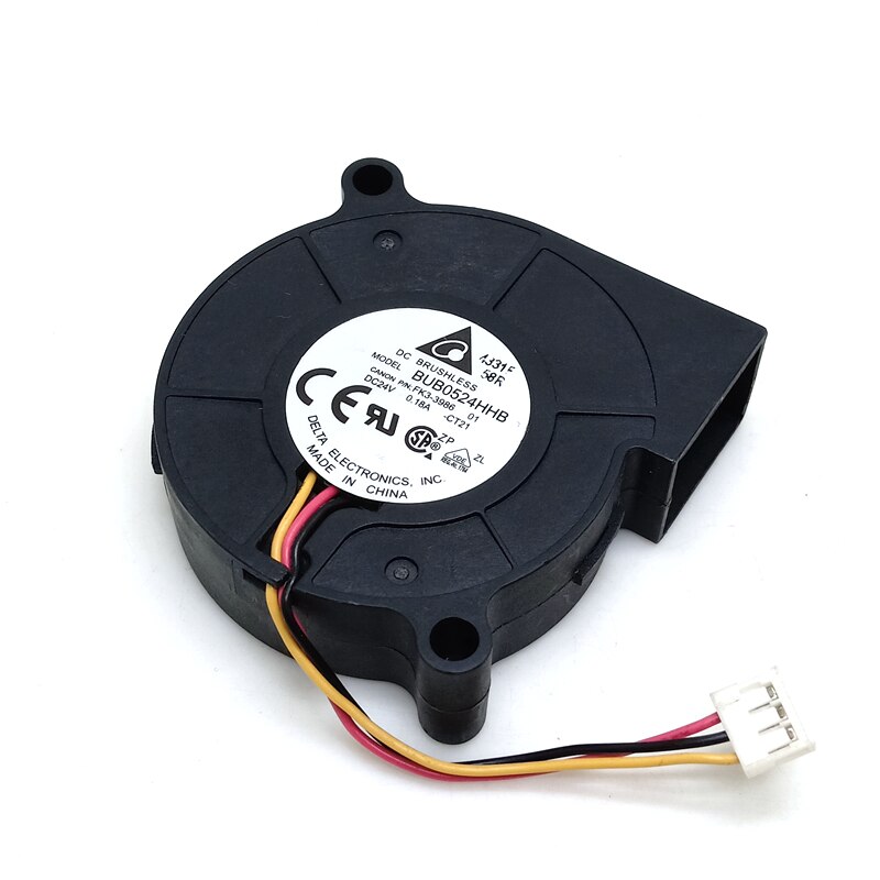 Delta BUB0524HHB 24V 0.18A 3-line 3D printer blower Turbine cooling fan