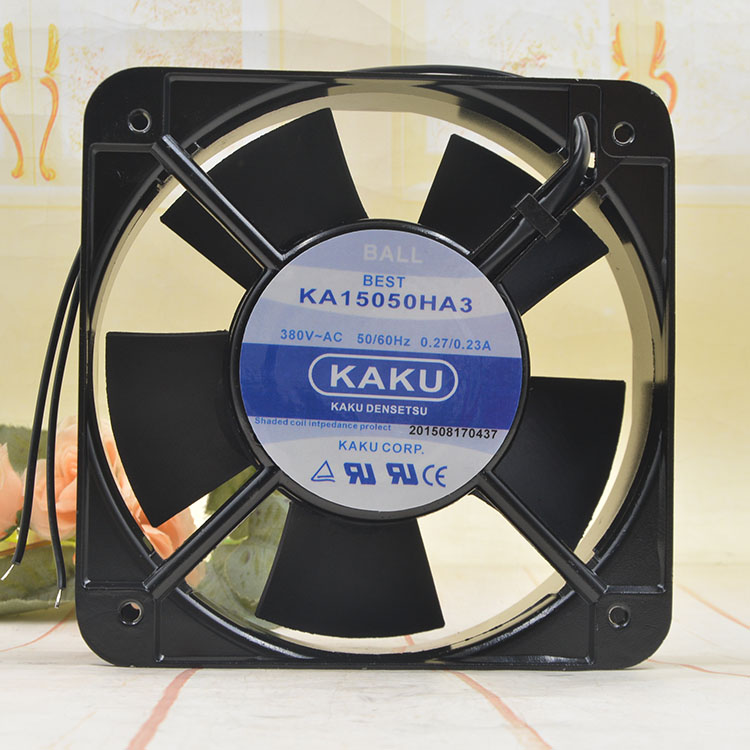 KAKU 15050HA3 380V AC 0.27/0.23A 15CM cooling fan