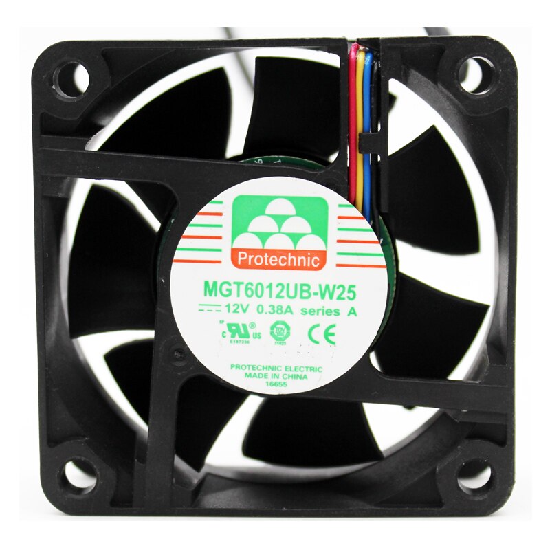 MGT6012UB-W25 6cm DC12V 0.38A 4-lines chassis server cooling fan