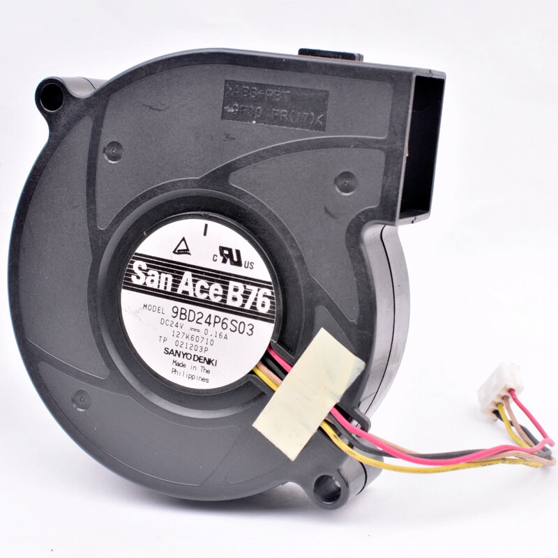 Sanyo 9BD24P6S03 DC24V 0.16A 4-wires pwm blower  inverter fan