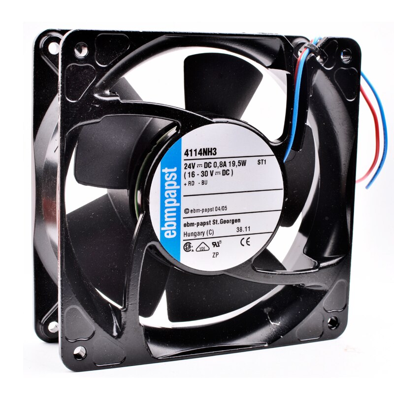 ebmpapst 4114NH3 DC24V 0.8A 19.5W Metal frame inverter cooling fan