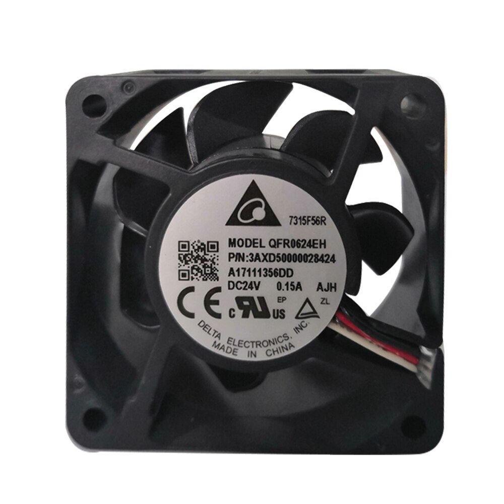 QFR0624EH brand new genuine Delta 6025 24V 0.15A 6CM / cm inverter fan 3AXD50000028424