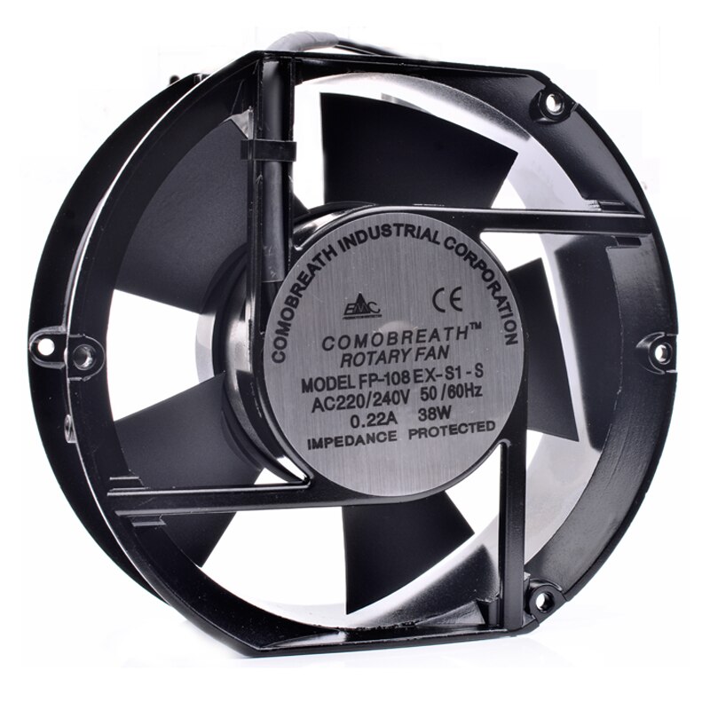 FP-108EX-S1-S 220V 38W 0.22A Dual Bearing Axial Cooling Fan