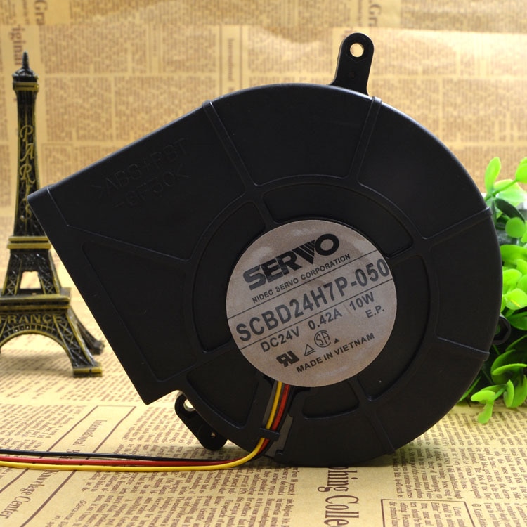 SERVO SCBD24H7P-050 DC24V 10W 3-wire cooling fan