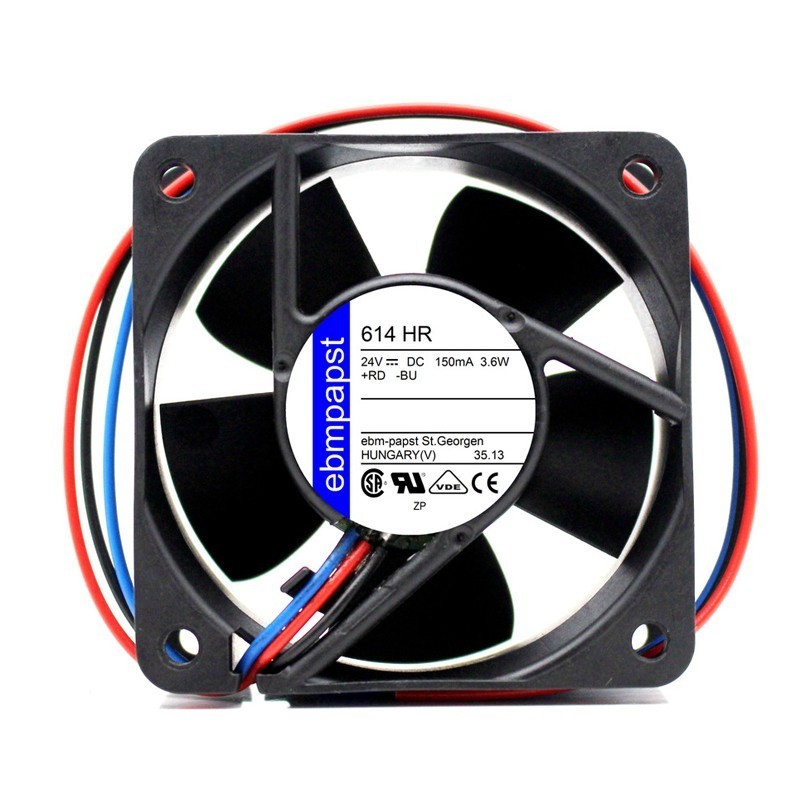 Ebmpapst 614 HR DC24V 3.6W 3Lines 6cm Server cooling Fan