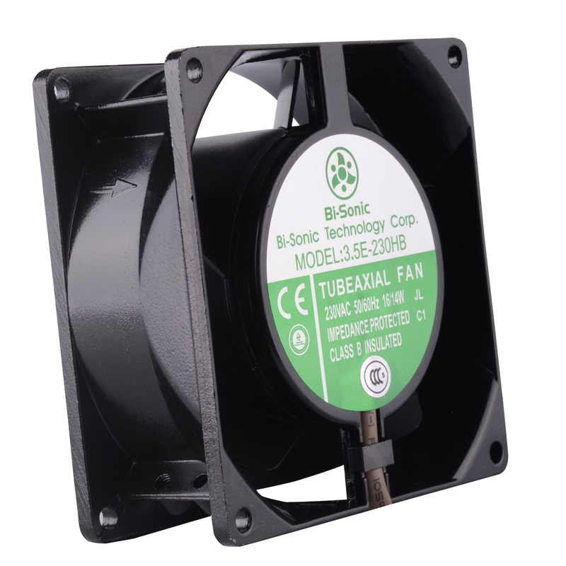 Bi-Sonic 3.5E-230HB AC230V 15/12W  2-Wires Axial Cooling Fan