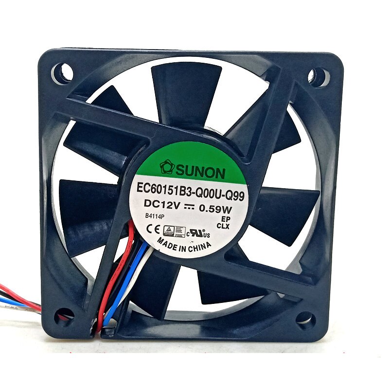 sunon EC60151B3-Q00U-Q99 DC12V 0.59W 4Lines PWM Cooling fan