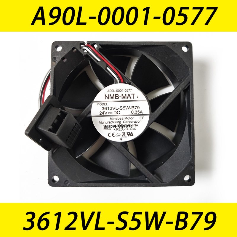 A90L-0001-0577 3612VL-S5W-B79 FANUC DC24V 0.35A NMB fan